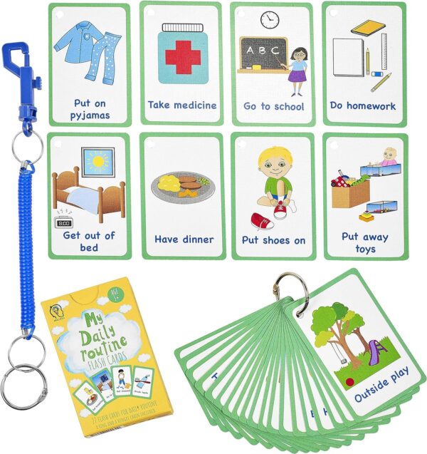 Daily Routine Cards for Autism Communication